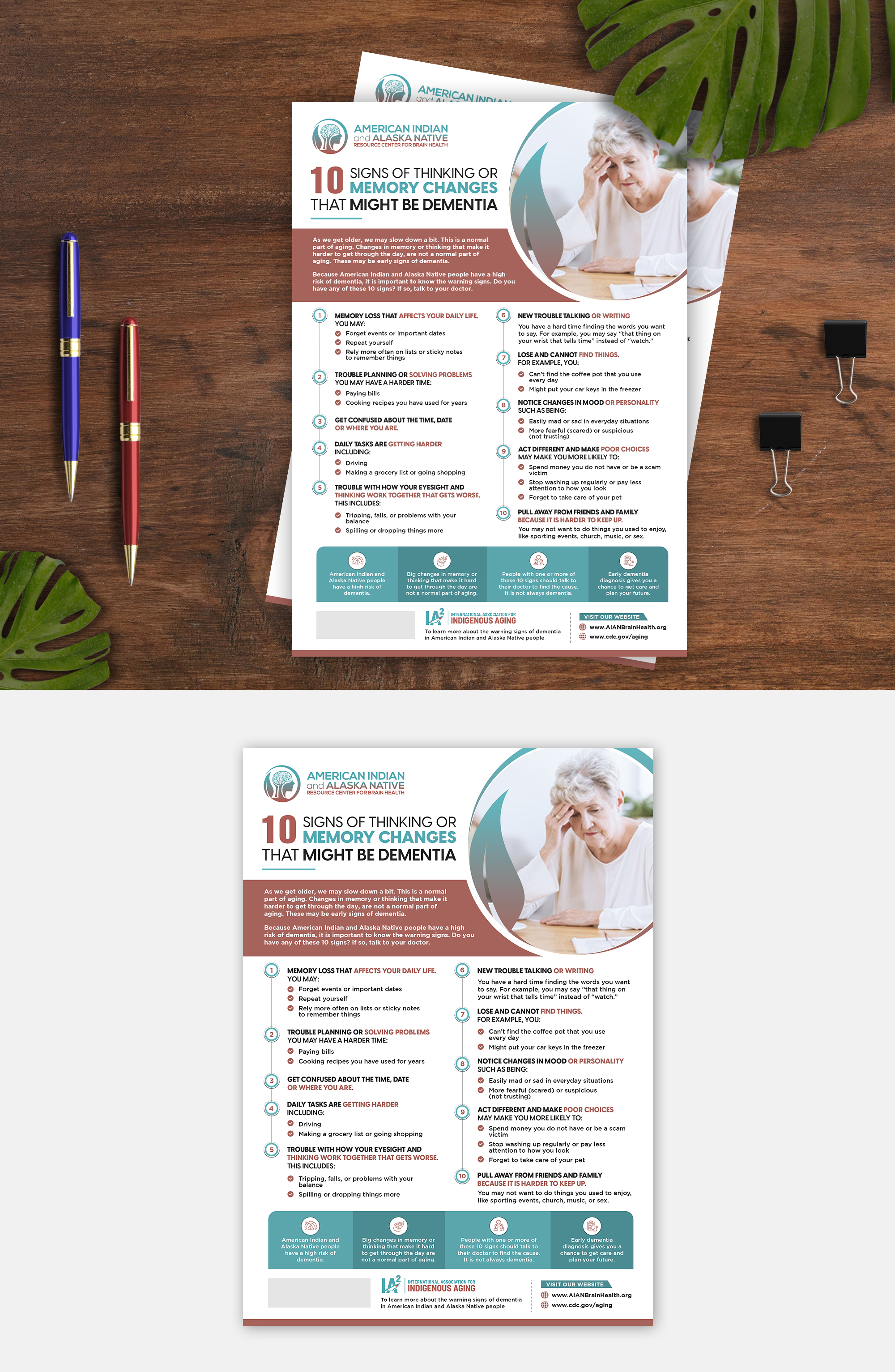 Flyer Design by debdesign for International Association for Indigenous Aging | Design #28771531