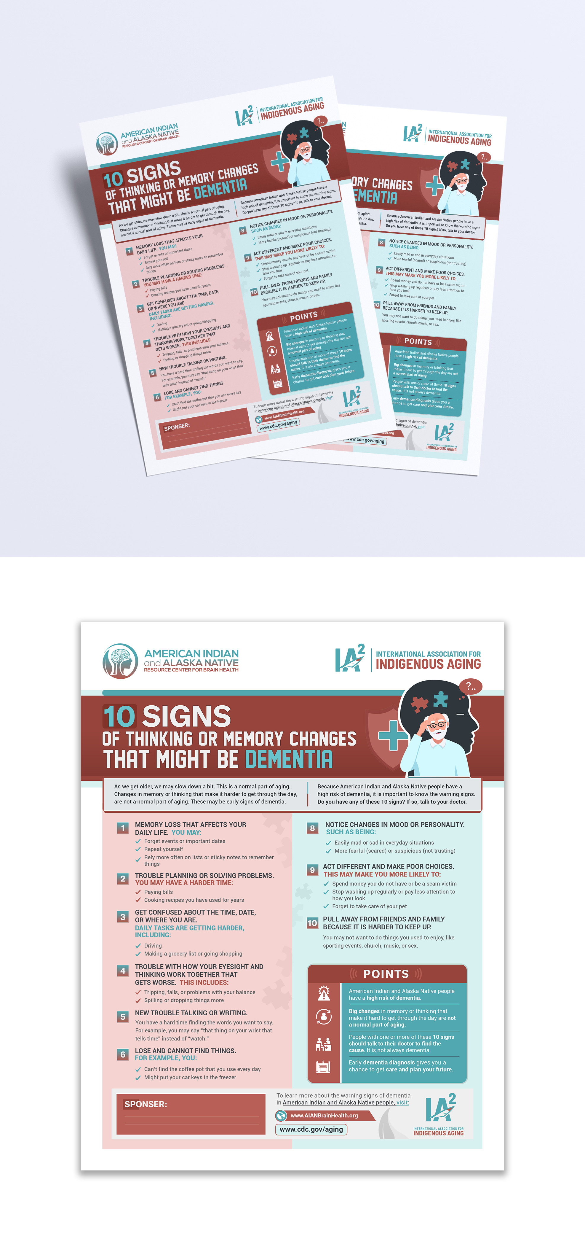 Flyer Design by debdesign for International Association for Indigenous Aging | Design #28779756