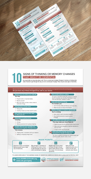 Flyer Design by debdesign for International Association for Indigenous Aging | Design: #28792348