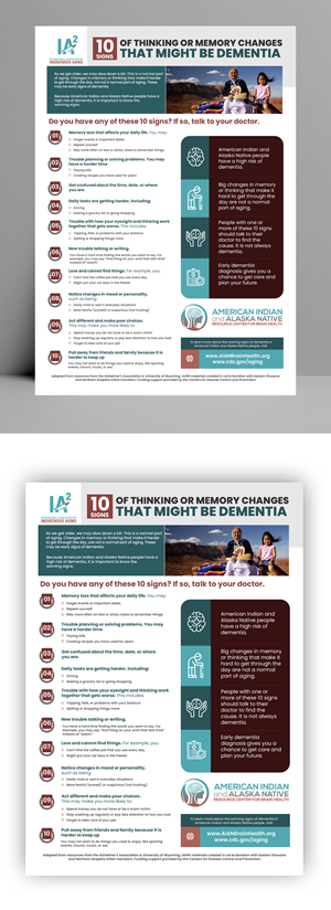 Flyer Design by debdesign for International Association for Indigenous Aging | Design: #28833448