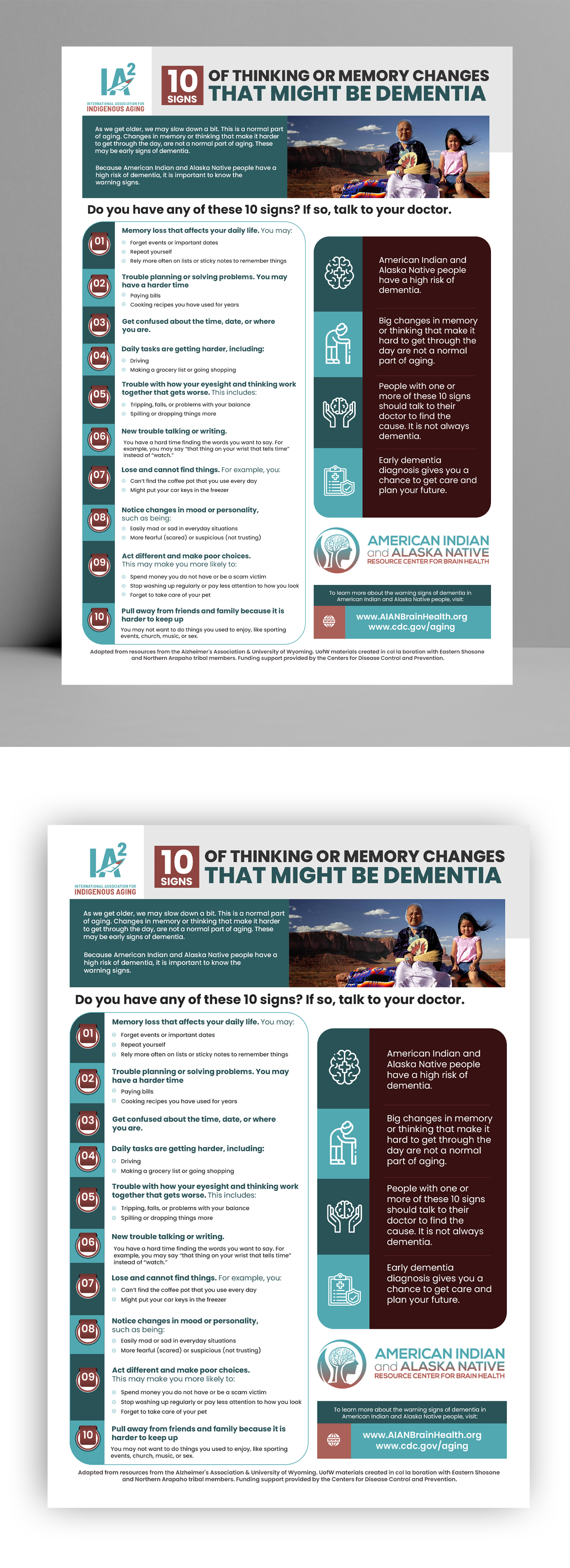 Flyer Design by debdesign for International Association for Indigenous Aging | Design #28833449