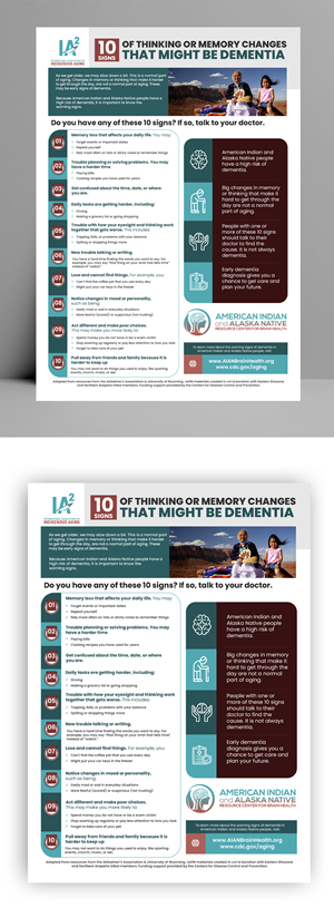 Flyer Design by debdesign for International Association for Indigenous Aging | Design: #28833449