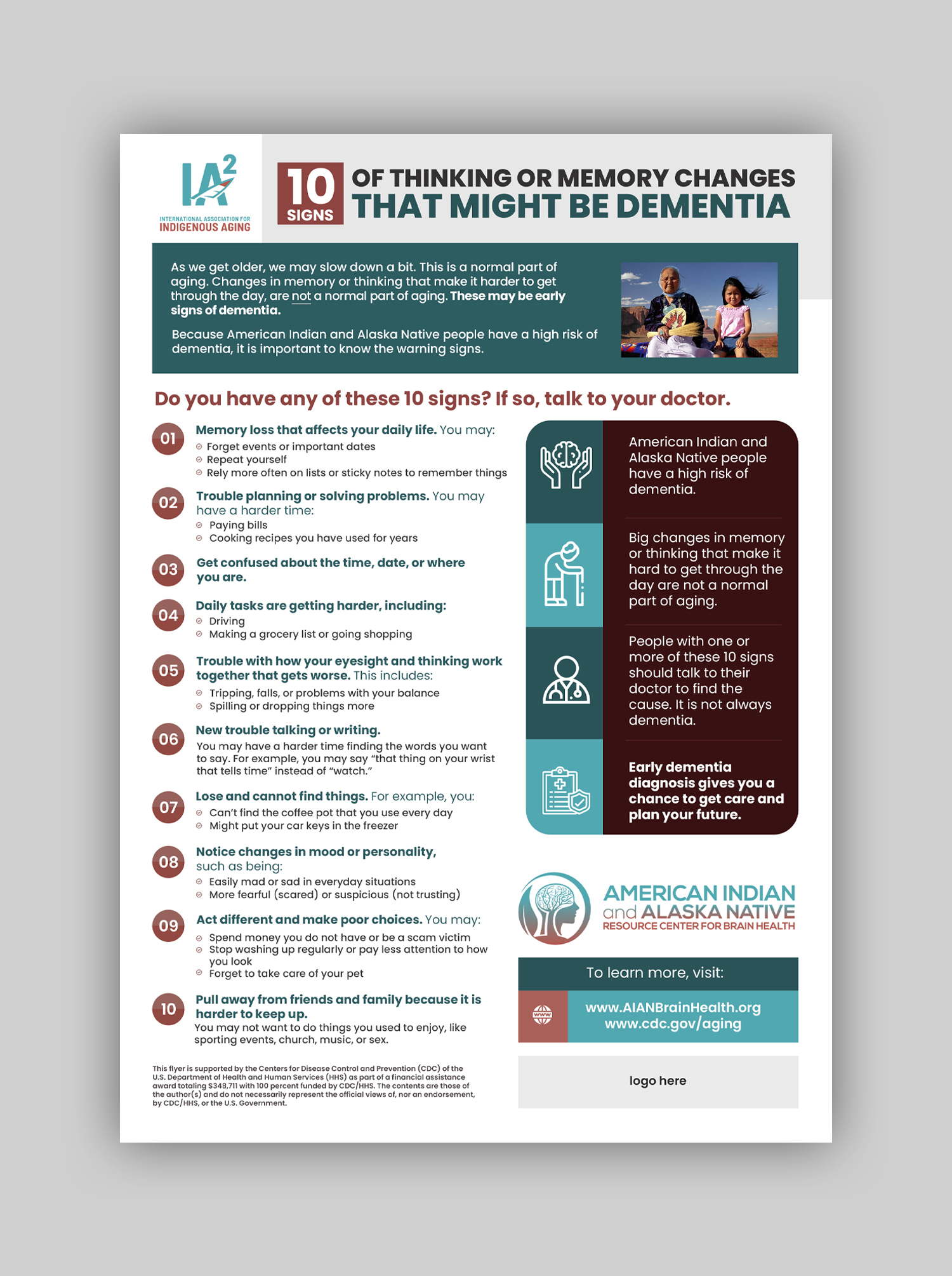 Flyer Design by debdesign for International Association for Indigenous Aging | Design #28898165