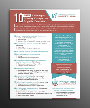 Flyer Design by ecorokerz for International Association for Indigenous Aging | Design: #28771440