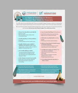 Diseño de Flyer por Graphic Guy para International Association for Indigenous Aging | Diseño #28773479