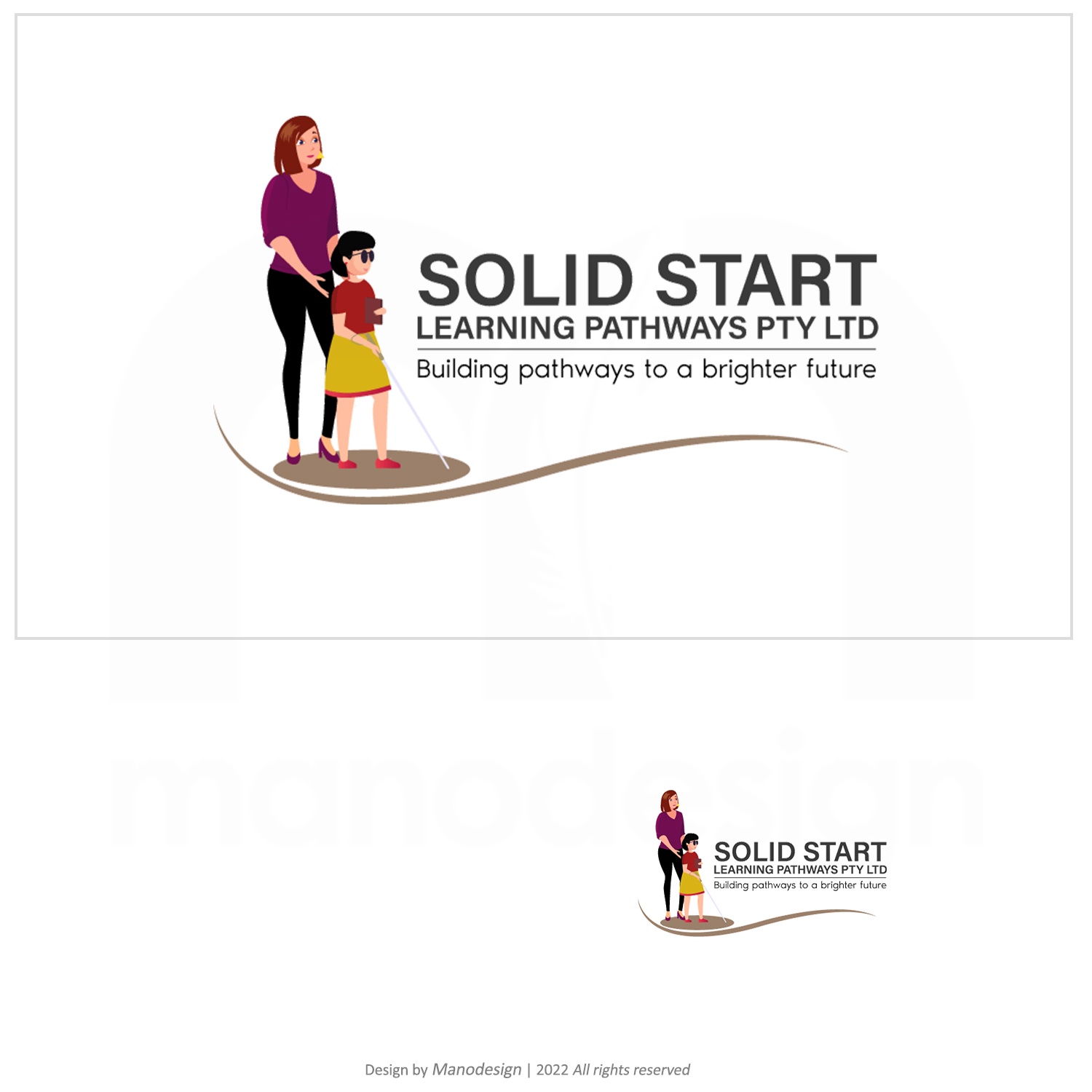 Logo Design by ManoDesign1 for Solid Start Learning Pathways Pty Ltd | Design #28776204