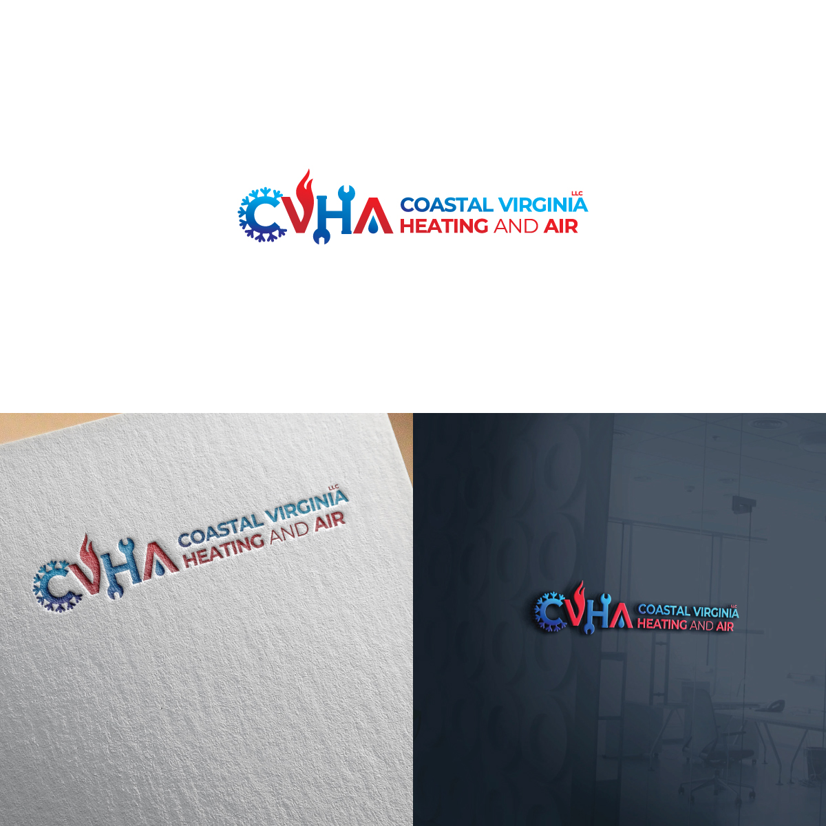 Diseño de Logo por Magic of Art para Coastal Virginia Heating and Air LLC  | Diseño #28774034
