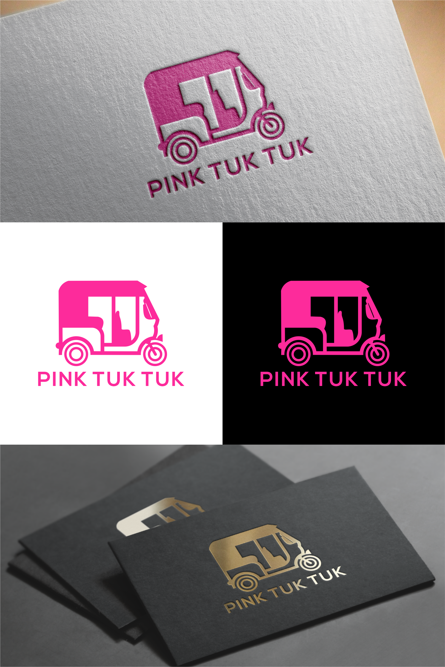 Logo Design by gudang for Pink Tuk Tuk | Design: #28832339