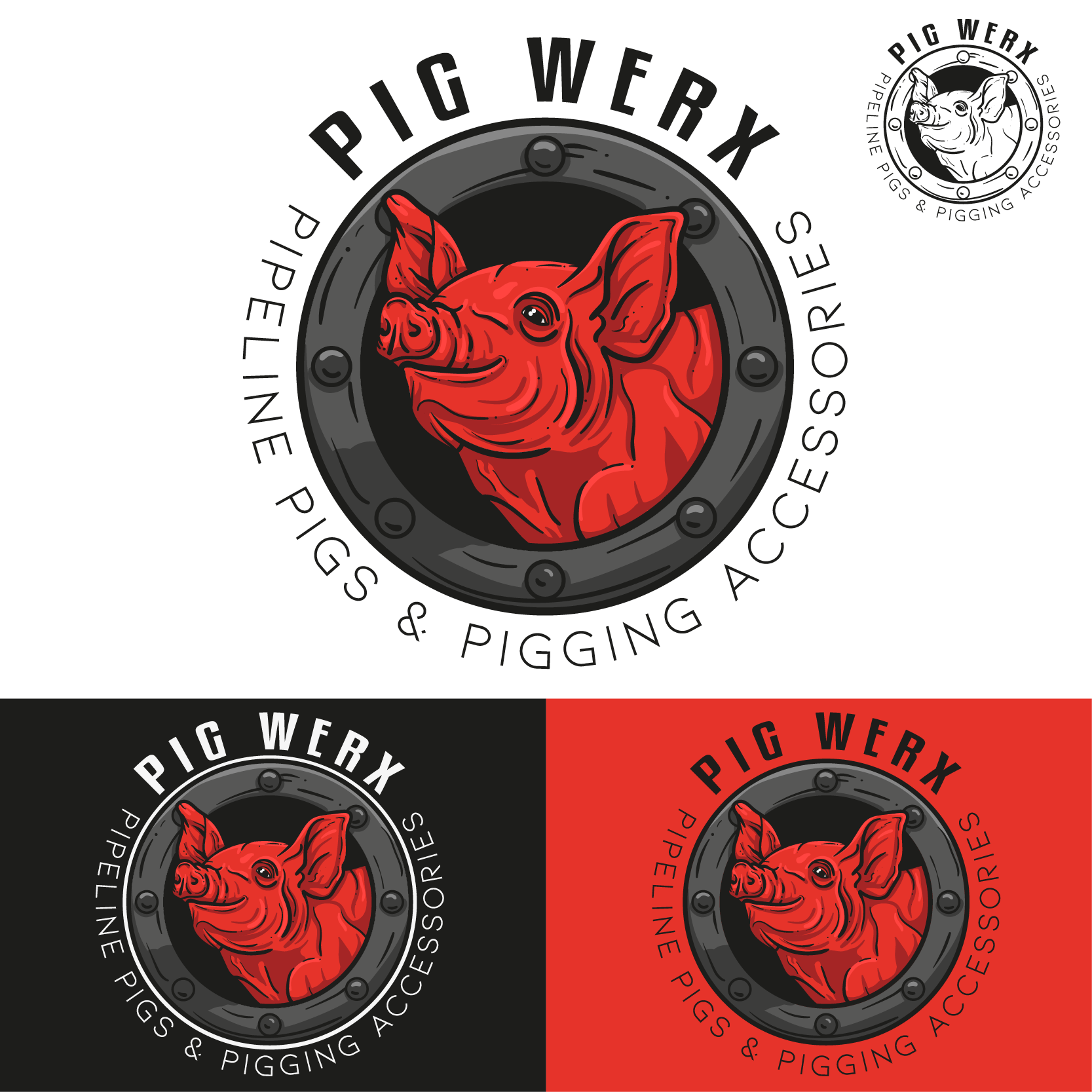 Logo-Design von MJa designer für Pig Werx, LLC | Design #28779429