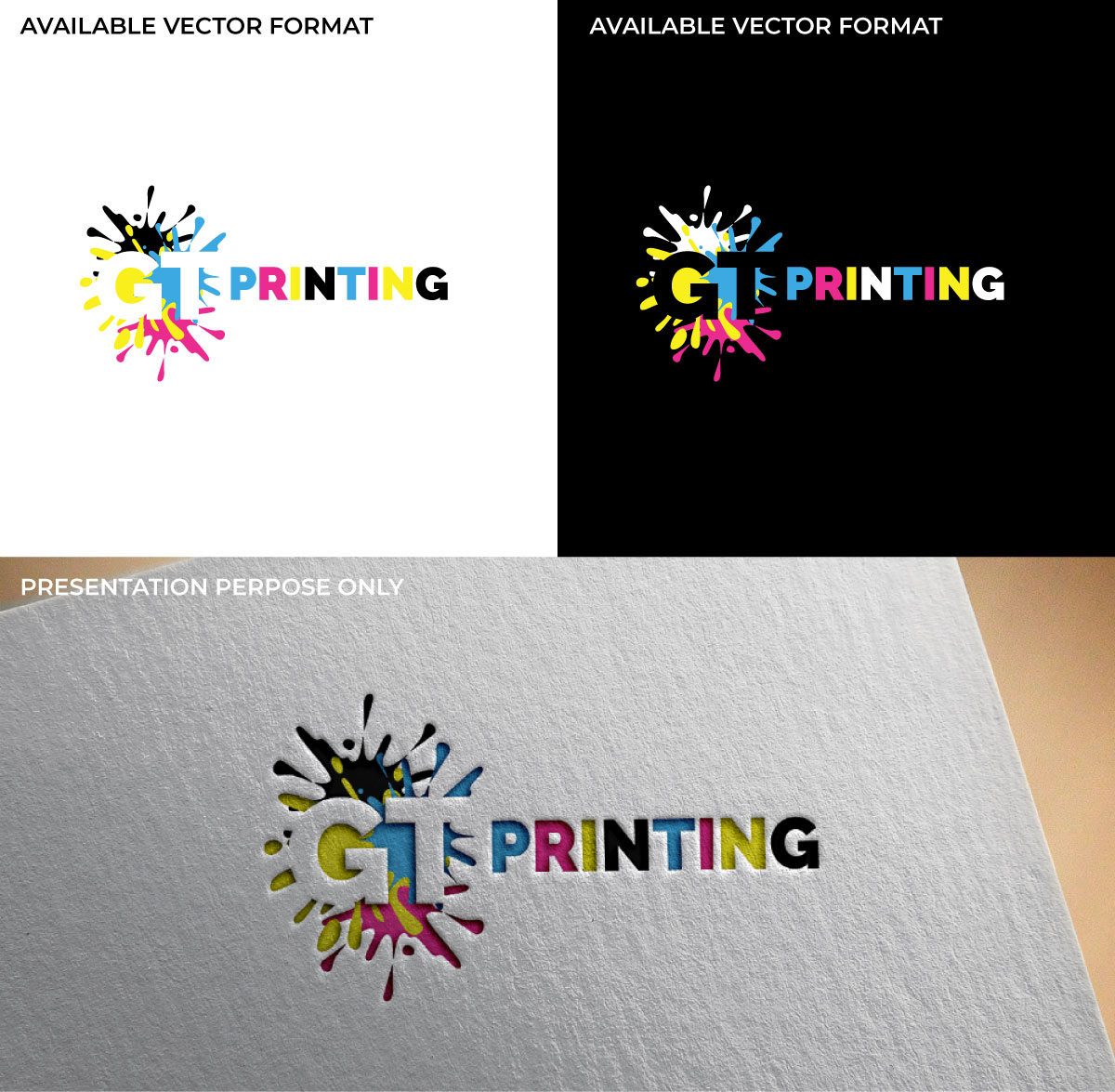 Logo Design by RS_Design for GT Printing | Design #28776299