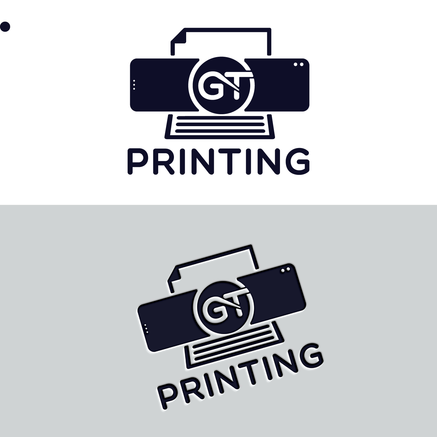 Diseño de Logo por Md Sakhawat Hosssain para GT Printing | Diseño #28778111