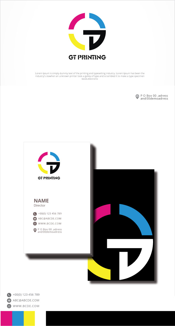 Logo Design by graphicevolution for GT Printing | Design #28777686