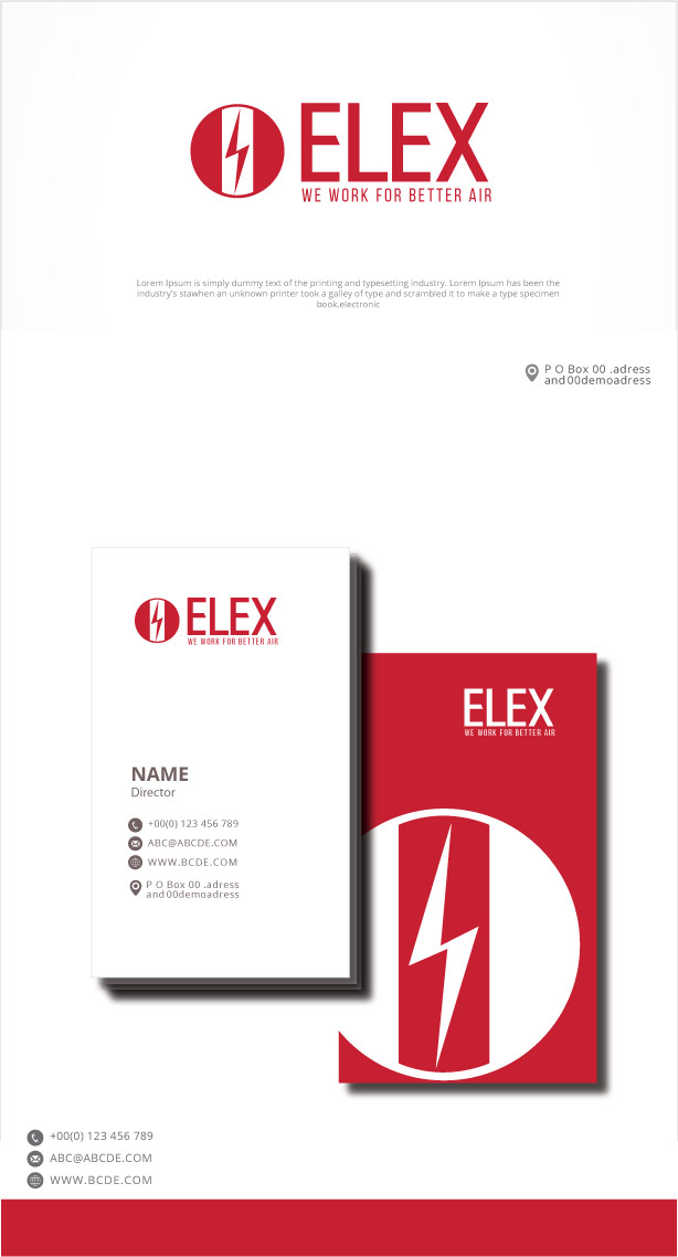 Logo Design by graphicevolution for ELEX AG | Design #28776728