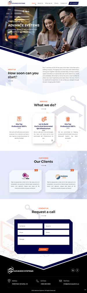Web Design by pb for this project | Design: #28784753