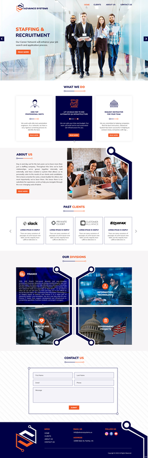 Staffing/Recruitment company | Web-Design von pb