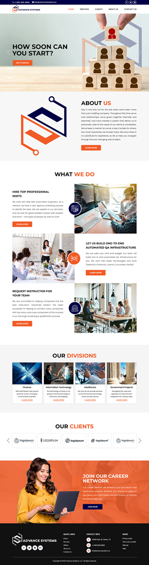 Web Design by Titan Eagle for this project | Design: #28786960