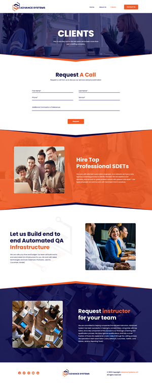 Web Design by ag622988 for this project | Design: #28785369