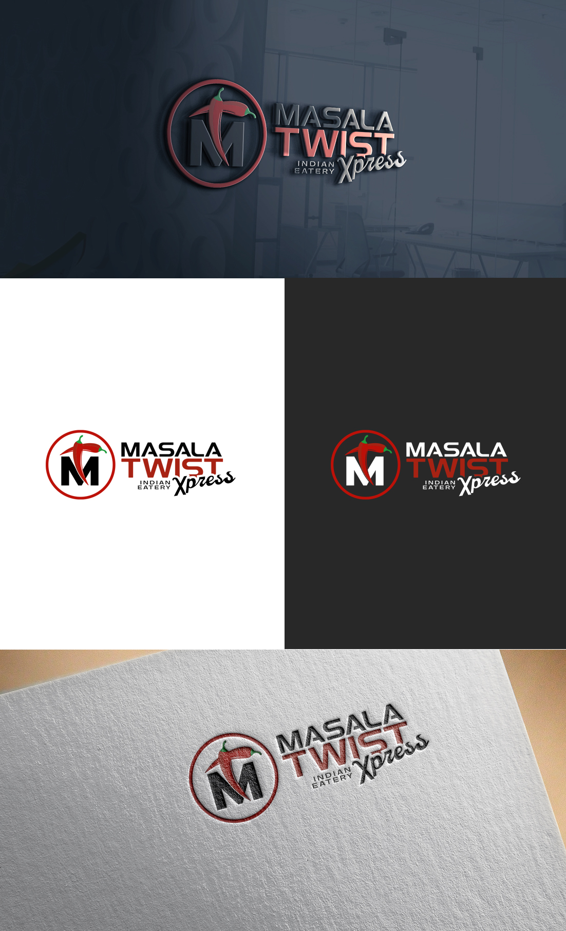 Logo Design by GLDesigns for Masala Twist | Design #28784674