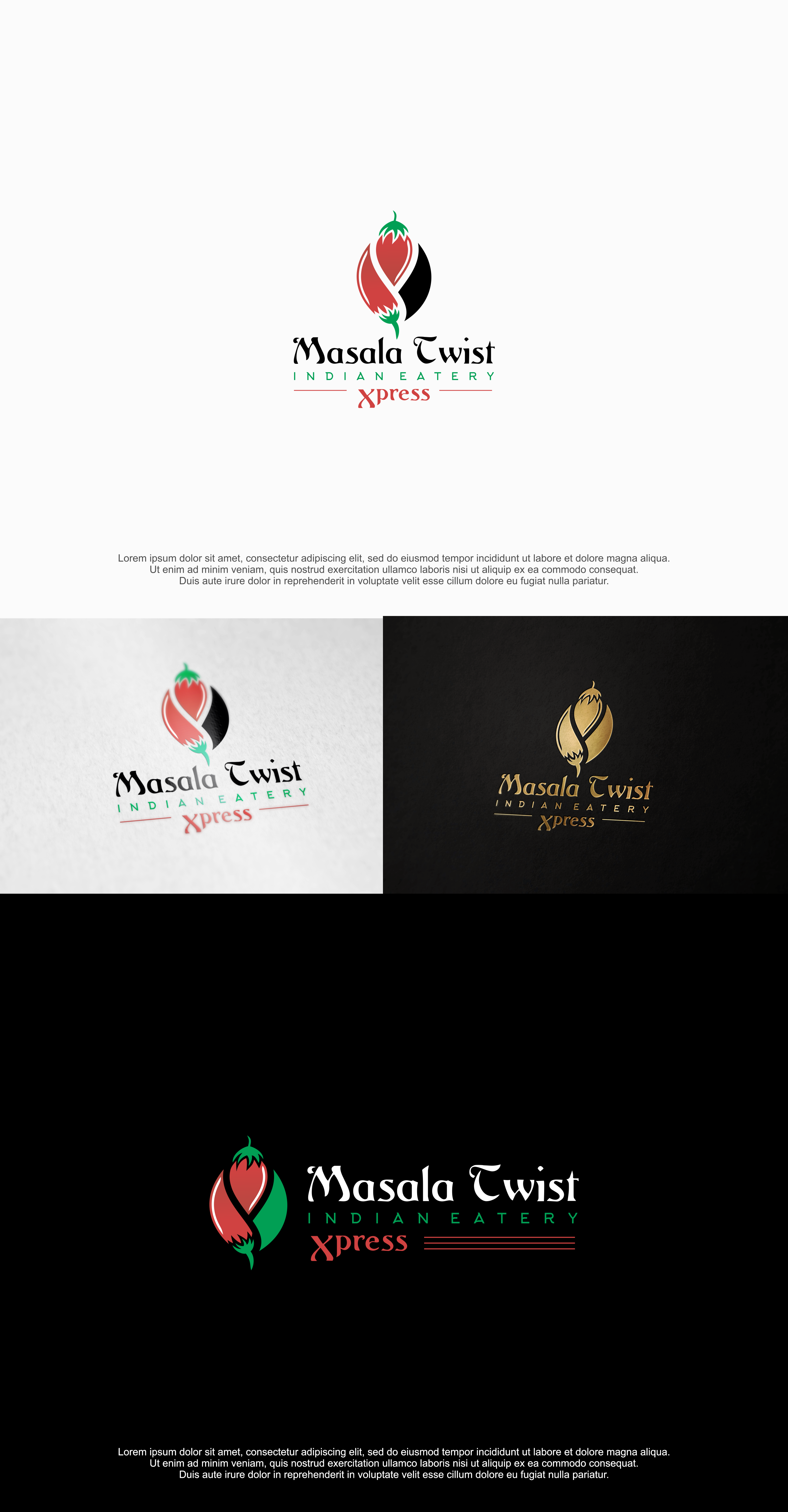 Logo Design by R!CKY for Masala Twist | Design #28835815