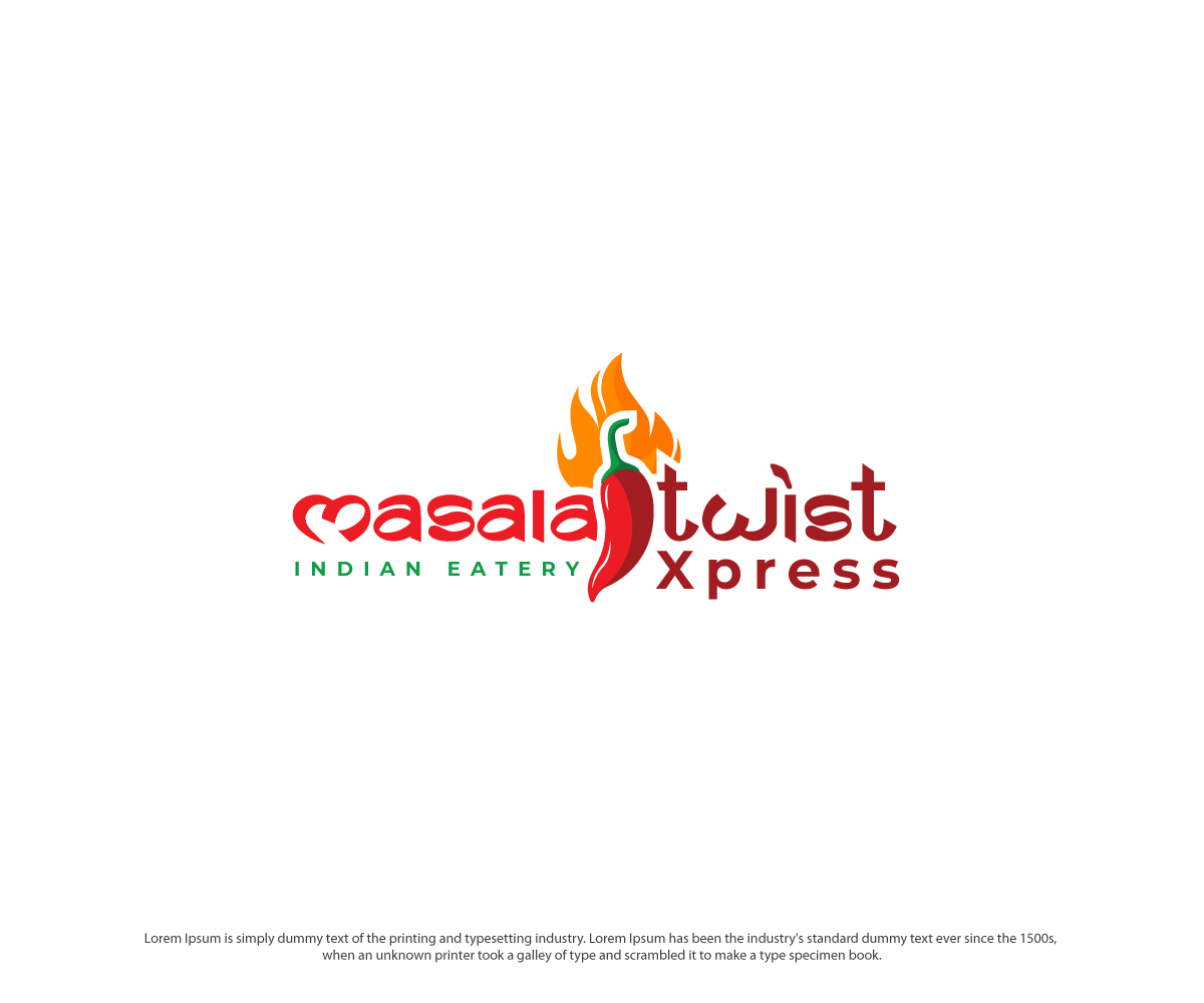 Logo Design by ecorokerz for Masala Twist | Design #28781660