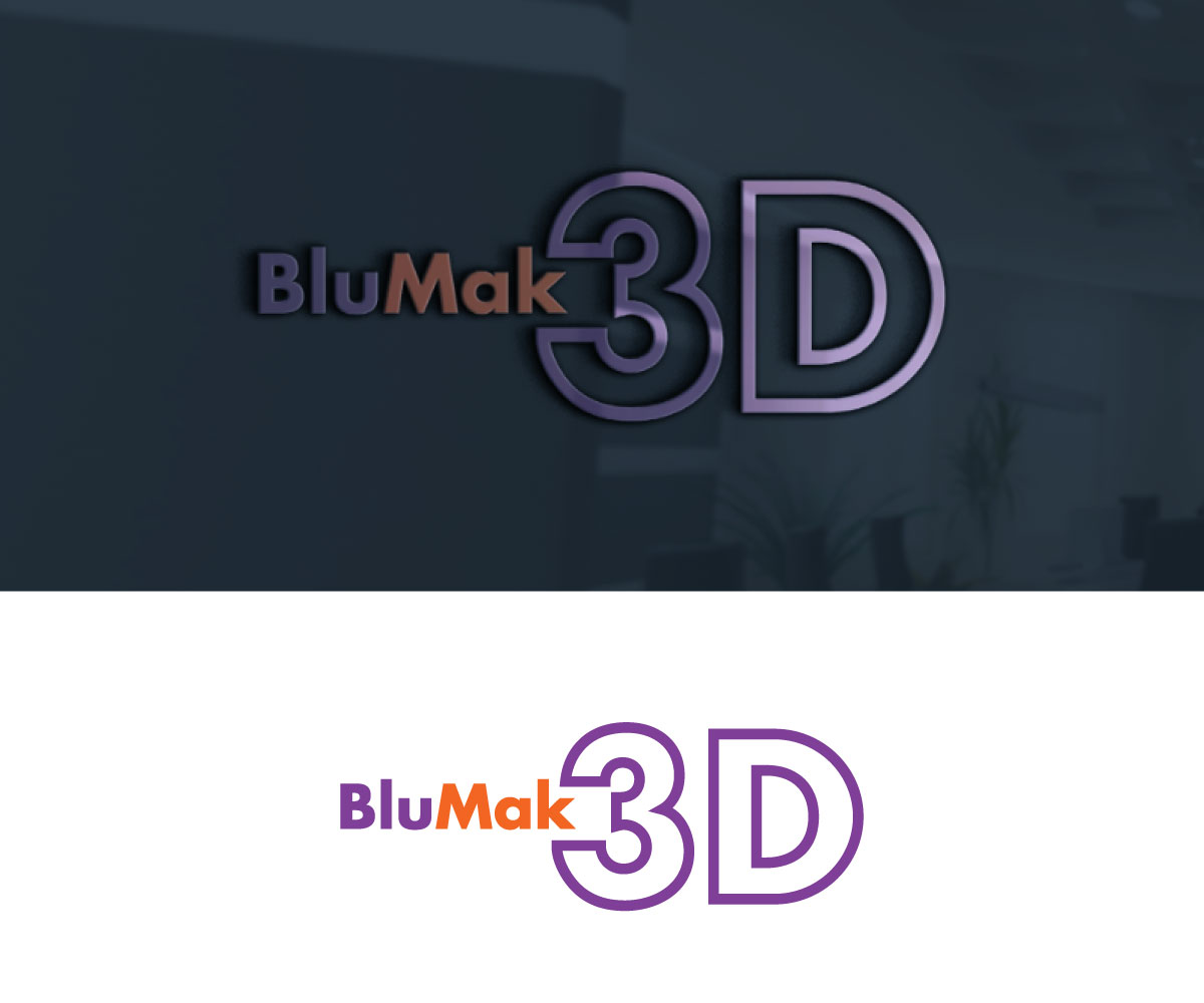 Logo Design by Nadim_art for BluMak 3D | Design #28786276
