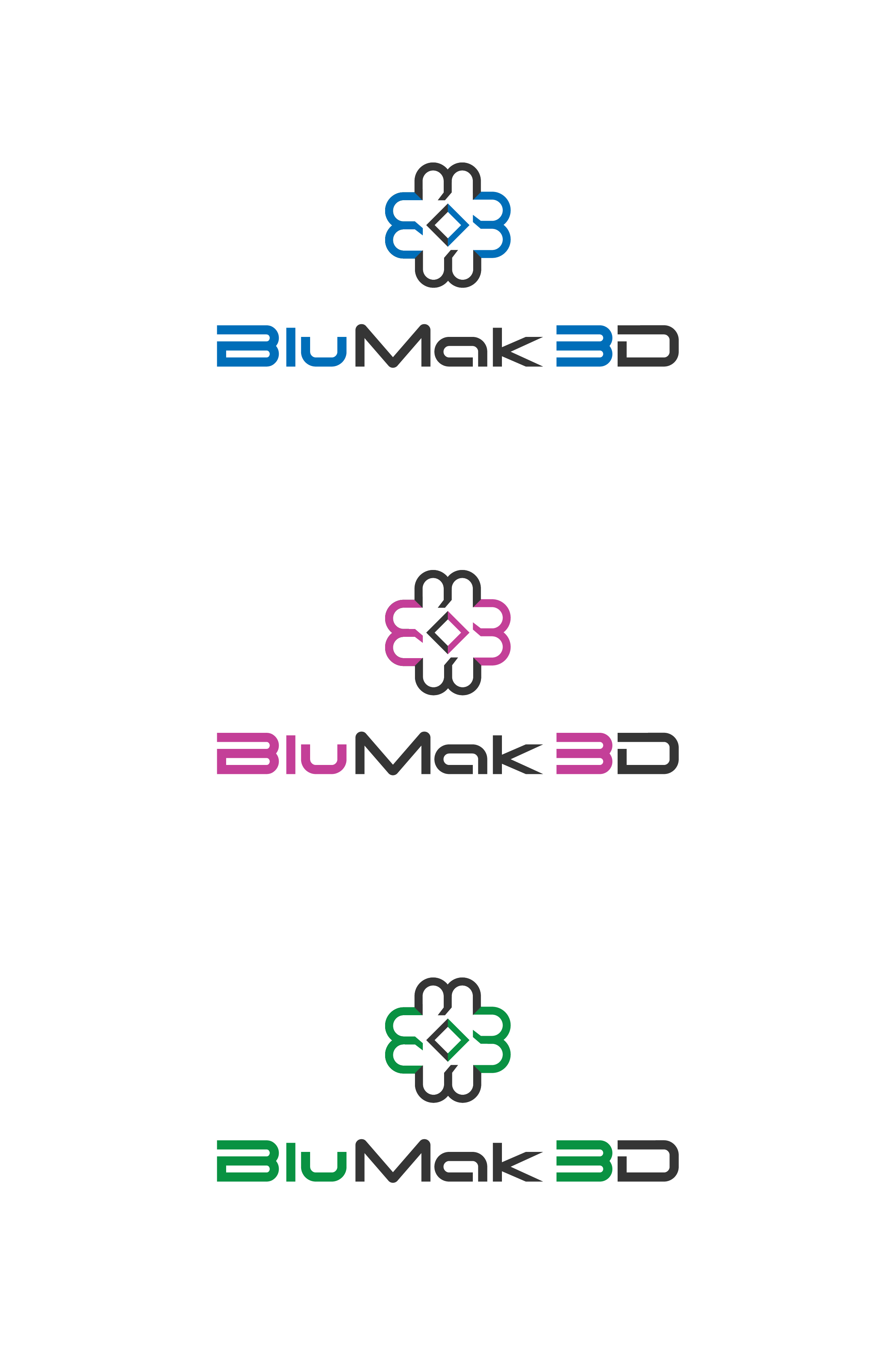 Logo Design by Namita for BluMak 3D | Design #28791040