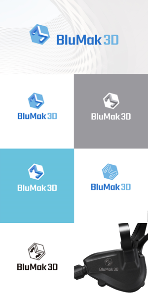 Diseño de Logo por Homgraf Taller Grafico para BluMak 3D | Diseño #28821306
