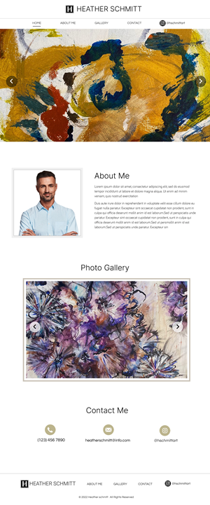 Web Design by Blue Sparrow for this project | Design: #28809000