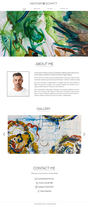 Web Design by Blue Sparrow for this project | Design: #28828076