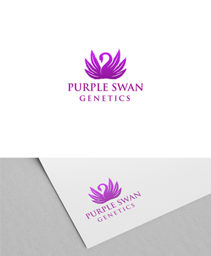 PurpleSwan Genetics (Genetics can/may be a subtitle slogan) | Diseño de Logo por RikoAji