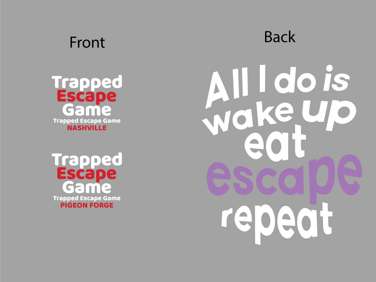 Graphic Design by Fajr. for Trapped Escape Game | Design #28800577