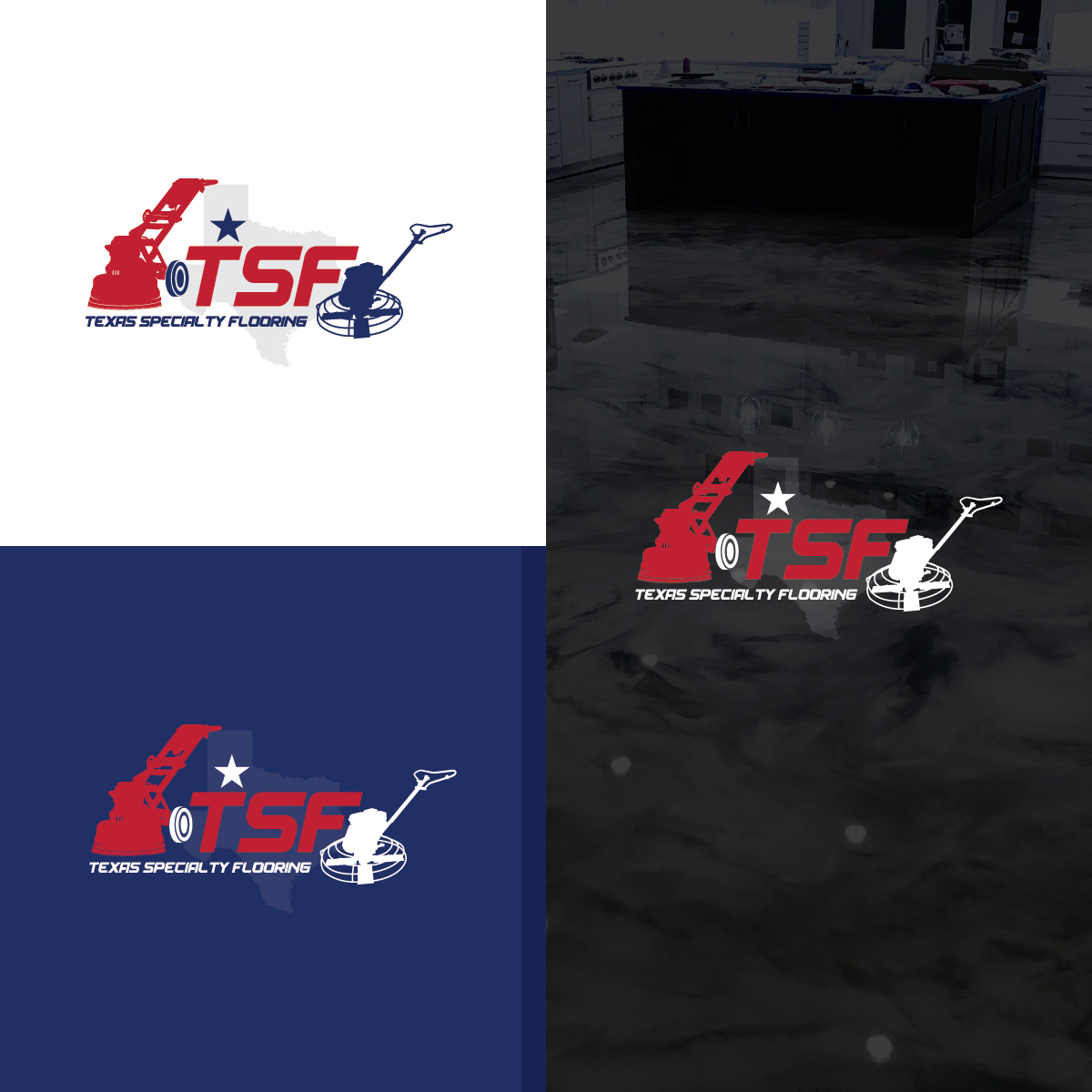Logo Design by Deziners Zone for Texas Specialty Flooring LLC | Design #28789244