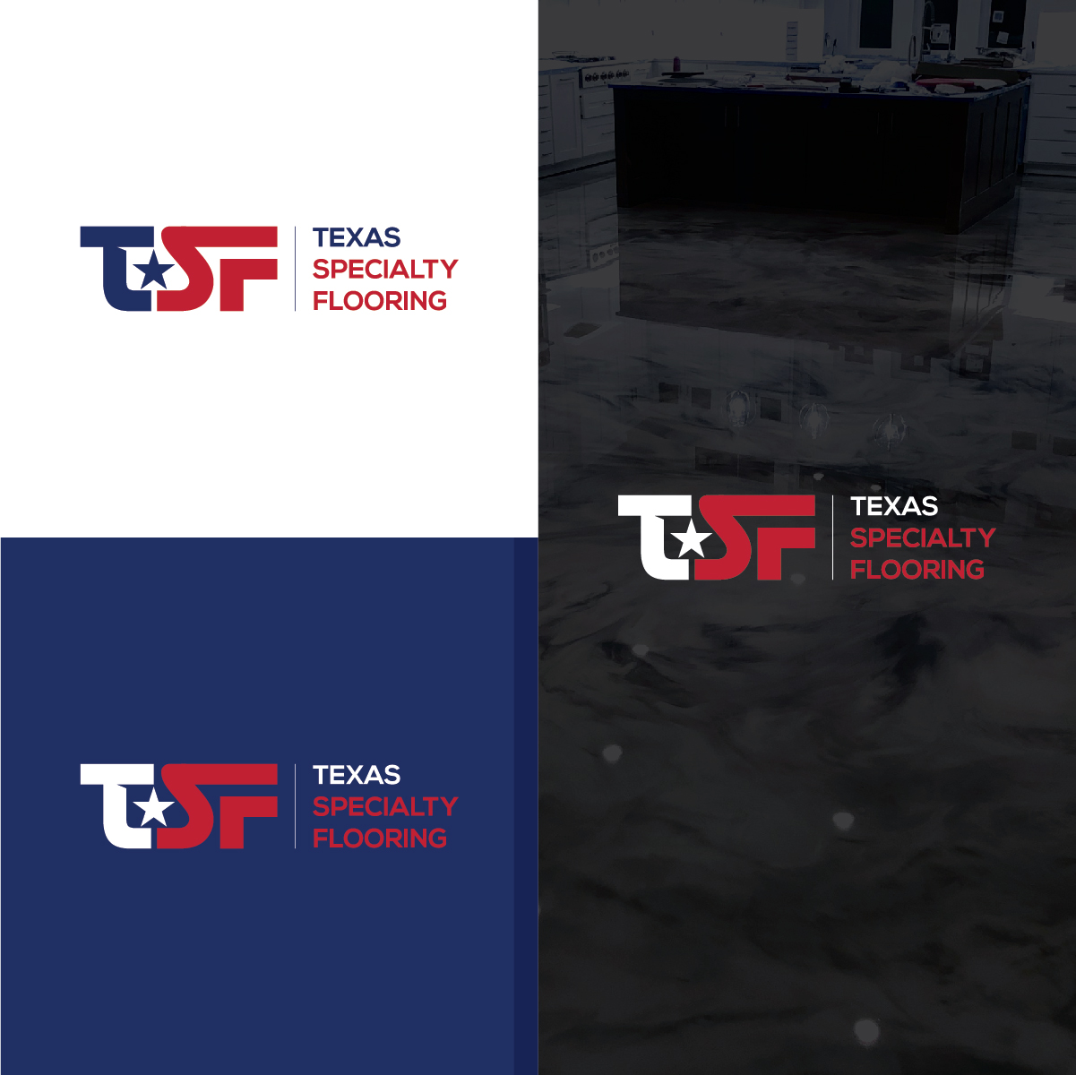 Logo Design by Deziners Zone for Texas Specialty Flooring LLC | Design #28789248