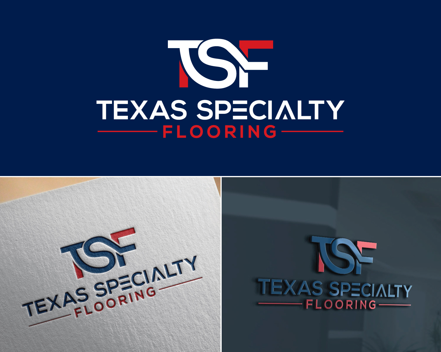 Logo Design by Atec for Texas Specialty Flooring LLC | Design #28789294