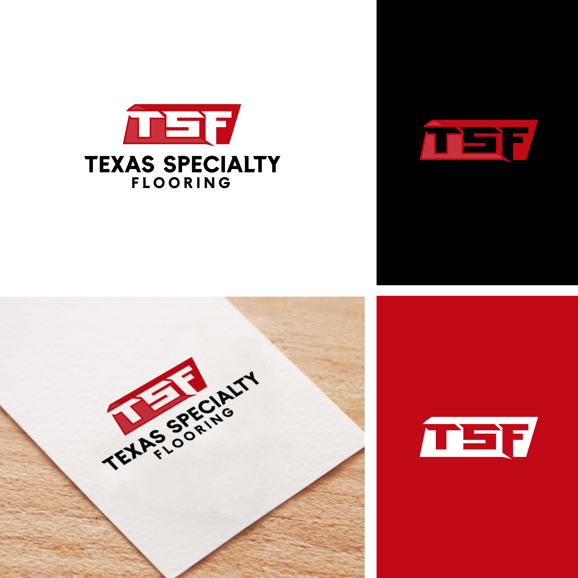 Logo Design by webeezine for Texas Specialty Flooring LLC | Design #28791896
