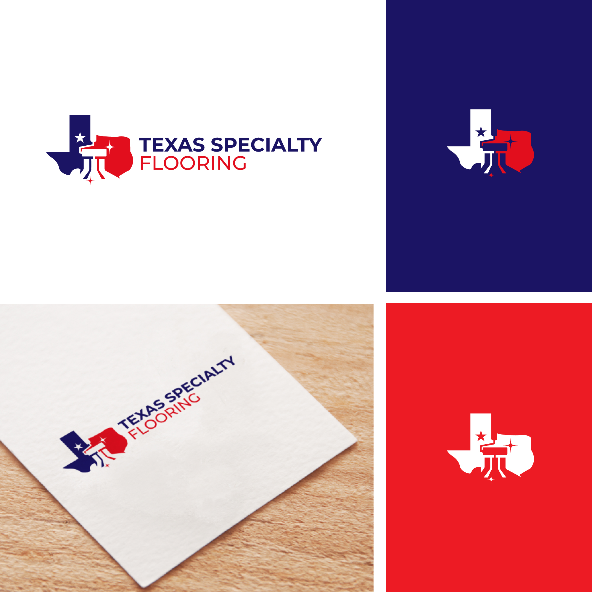 Logo Design by webeezine for Texas Specialty Flooring LLC | Design #28791897