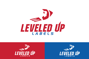 Leveled Up Labels | Logo Design by renderman