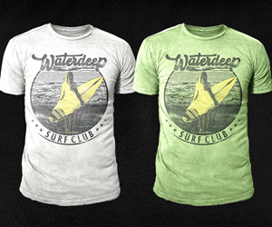 Waterdeep Surf Club T-Shirt design | T-Shirt-Design von Milton Bhowmik