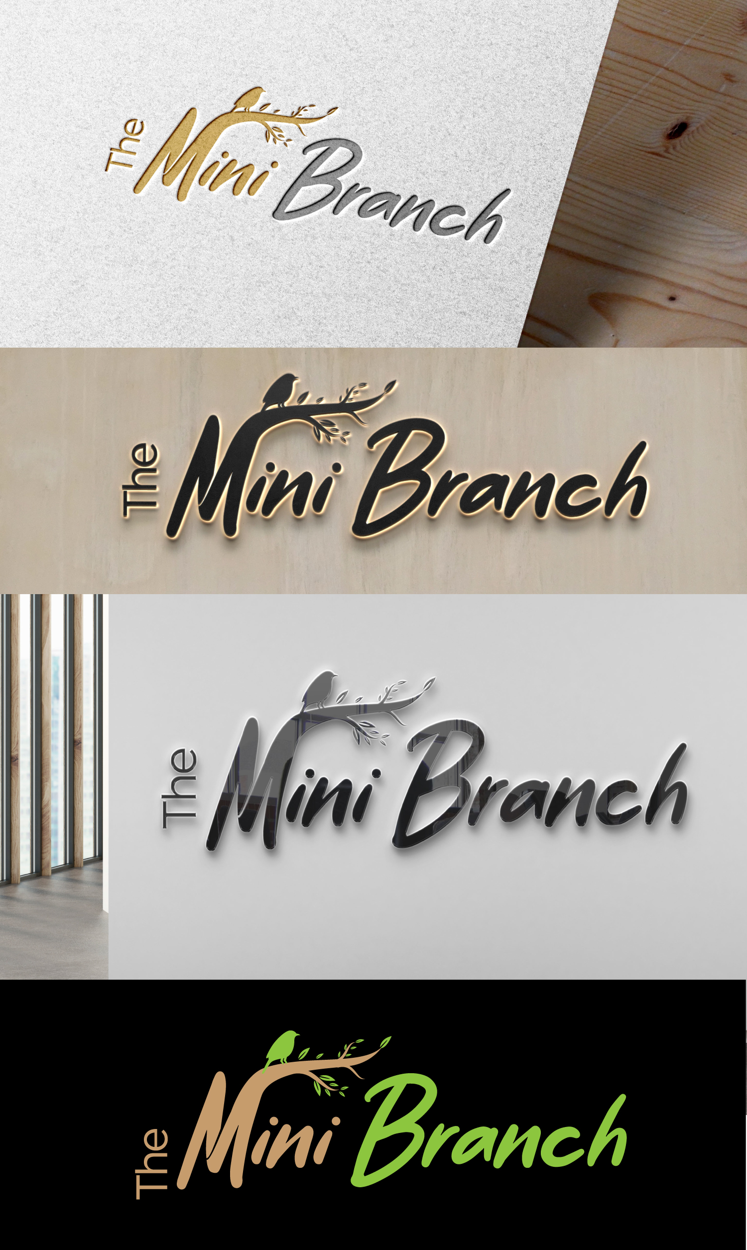 Logo Design by concepts for The Mini Branch Inc | Design #28822280