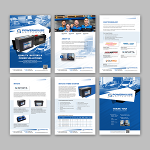 Word Template Design by Oleksandra Den for Powerhouse Batteries Pty Ltd | Design: #28797306