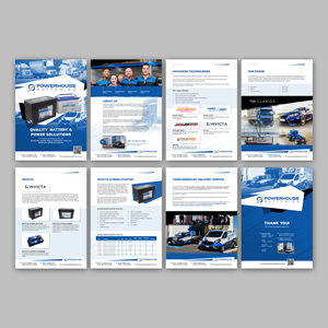 Word Template Design by Oleksandra Den for Powerhouse Batteries Pty Ltd | Design: #28933052