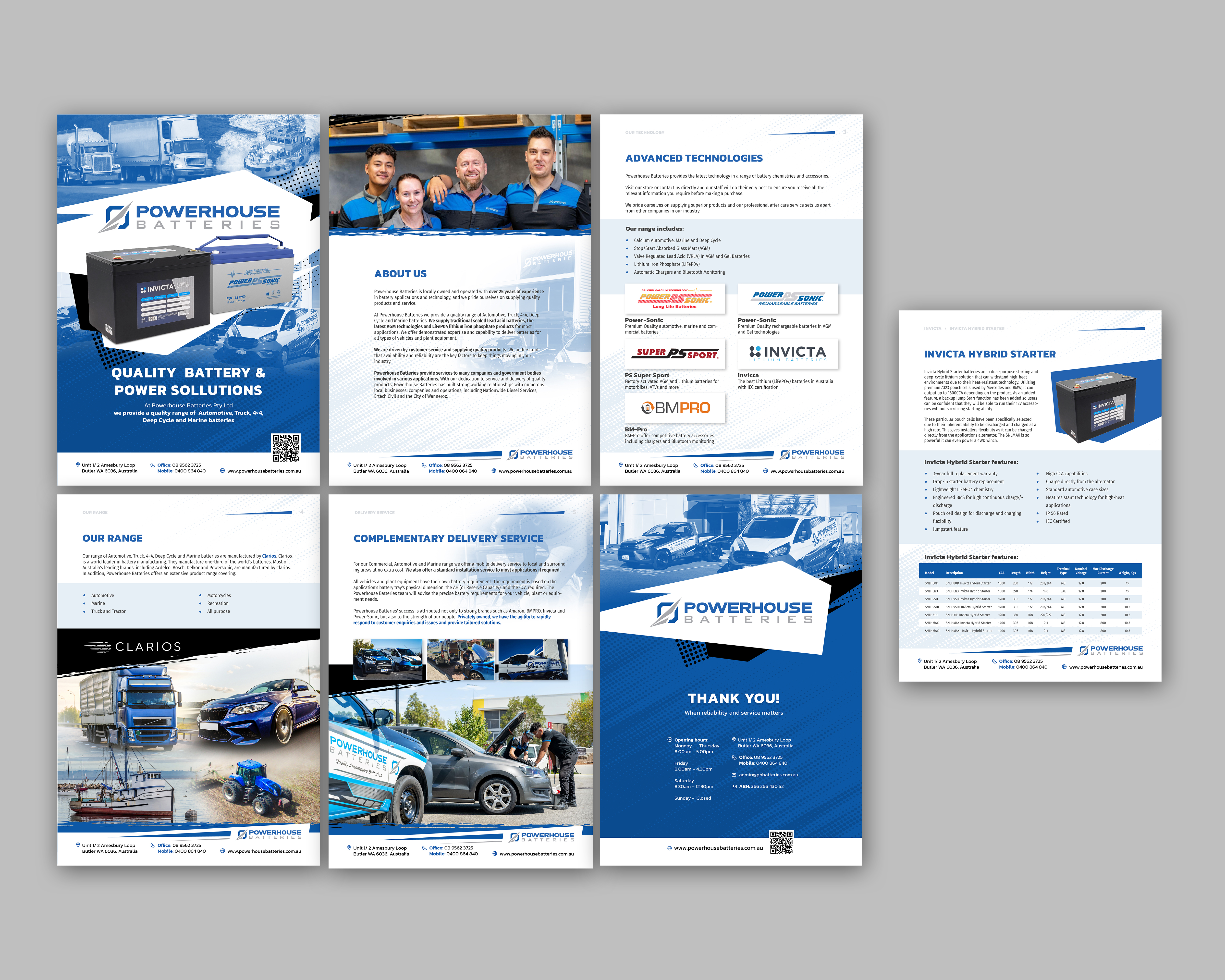 Word Template Design by Oleksandra Den for Powerhouse Batteries Pty Ltd | Design #28968689