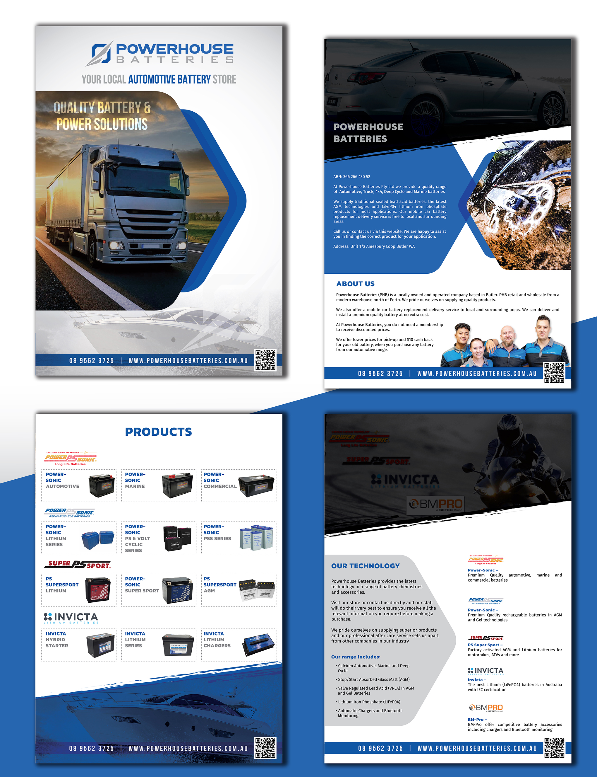 Design de Modèle Word par creativemood438 pour Powerhouse Batteries Pty Ltd | Design #28801382