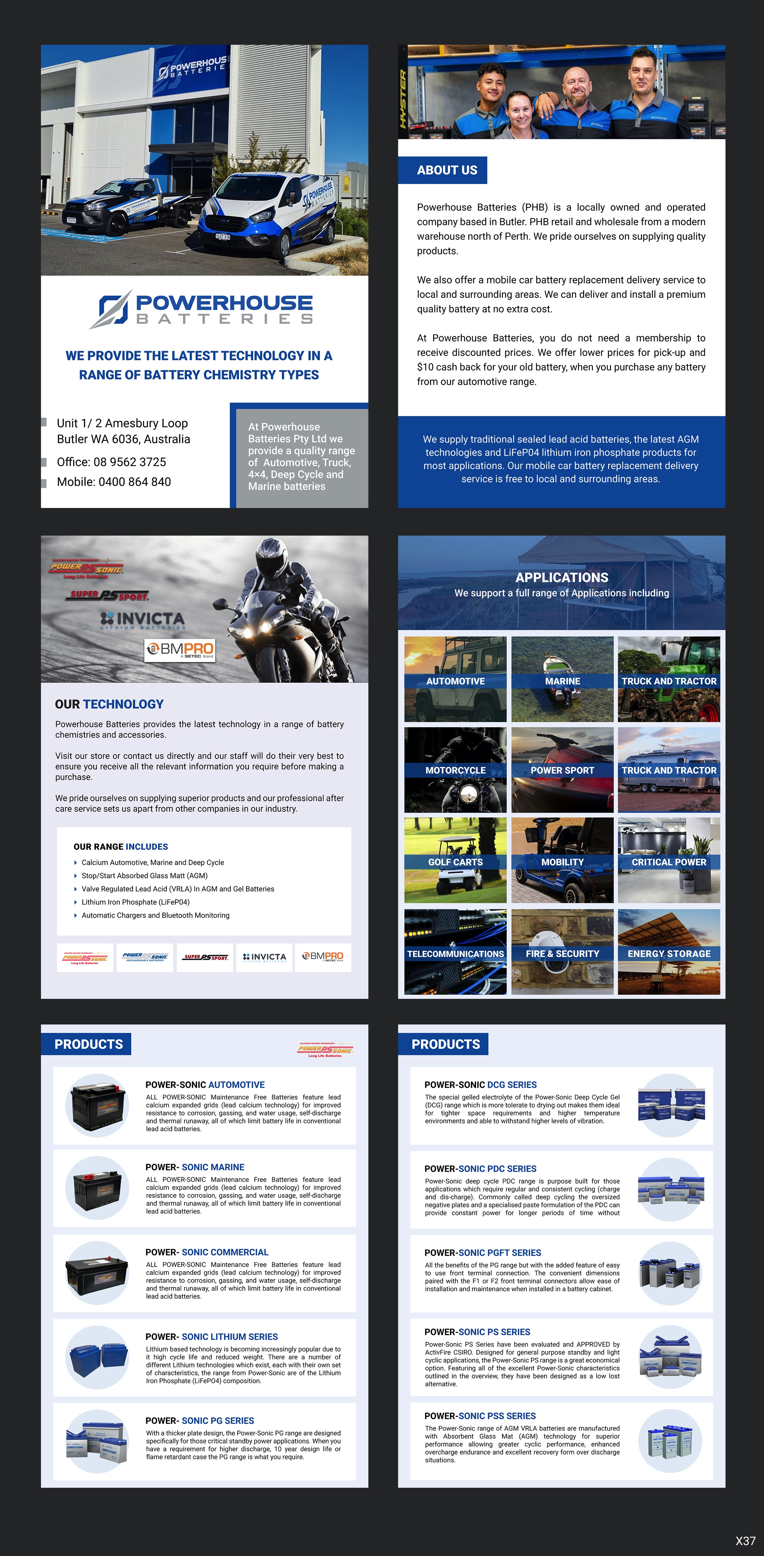 Word Template Design by pb for Powerhouse Batteries Pty Ltd | Design #28797949