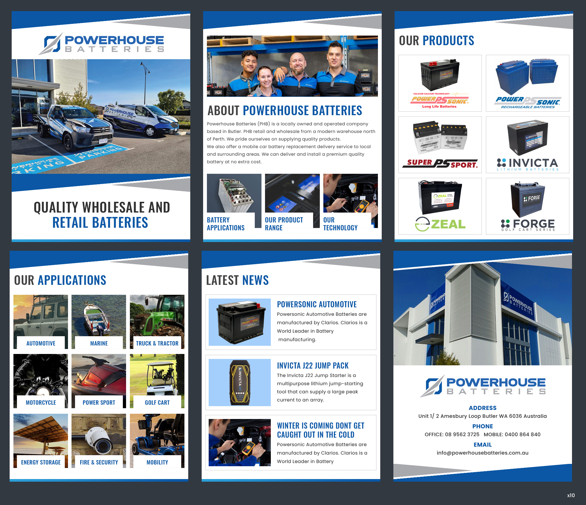 Design de Modèle Word par pb pour Powerhouse Batteries Pty Ltd | Design #28804234