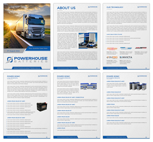 Word Template Design by SAI DESIGNS for Powerhouse Batteries Pty Ltd | Design: #28795430