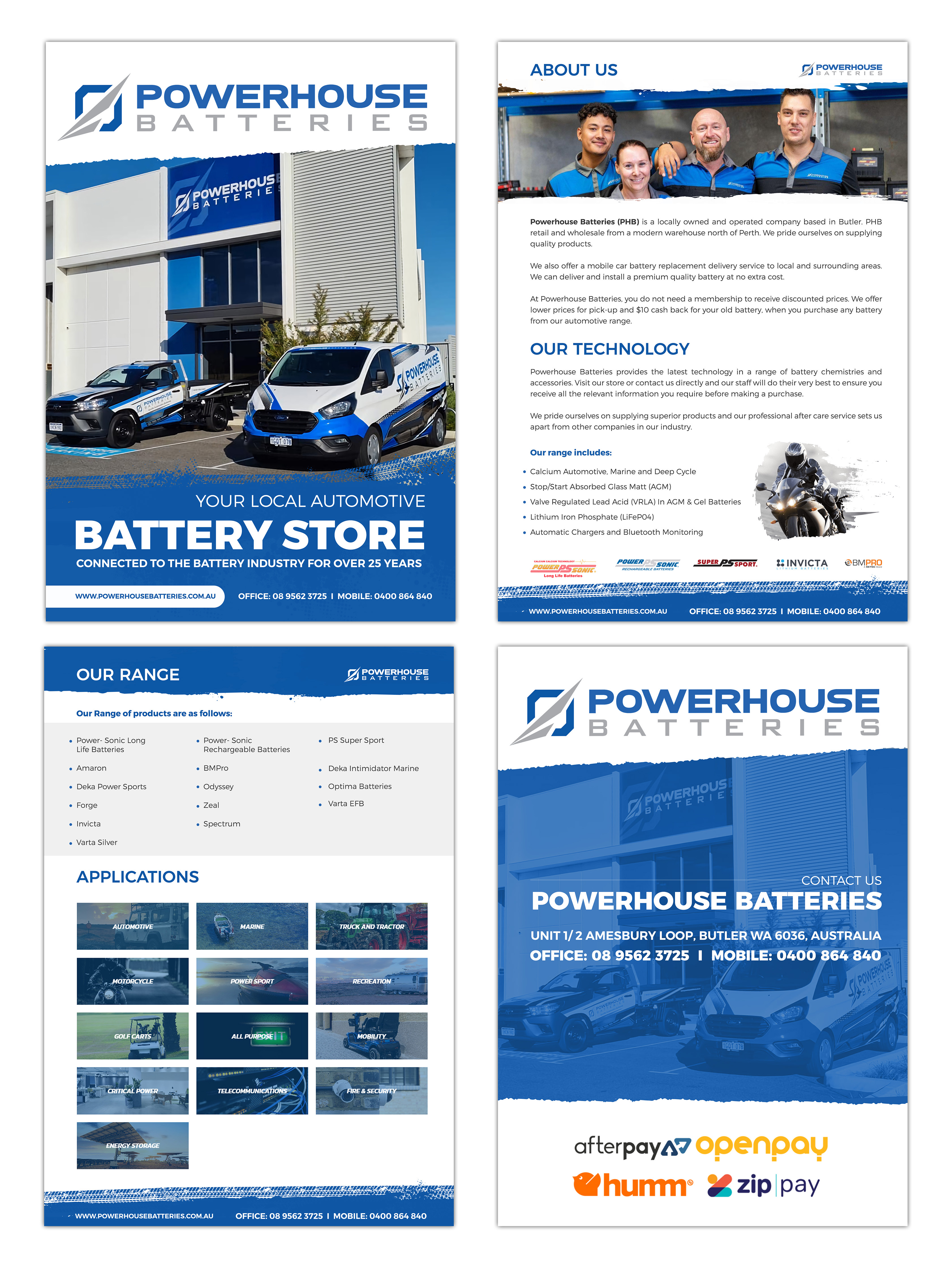 Design de Modèle Word par SAI DESIGNS pour Powerhouse Batteries Pty Ltd | Design #28804469
