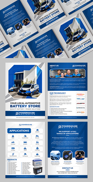 Powerhouse Batteries Pty Ltd Capability Statement | Word Template Design by SAI DESIGNS