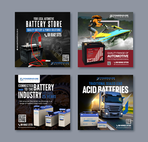 Word Template Design by Graphic Guy for Powerhouse Batteries Pty Ltd | Design: #28810101