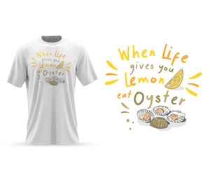 T-shirt Design by Prakasa for Oyster Farm Tours | Design #28824795